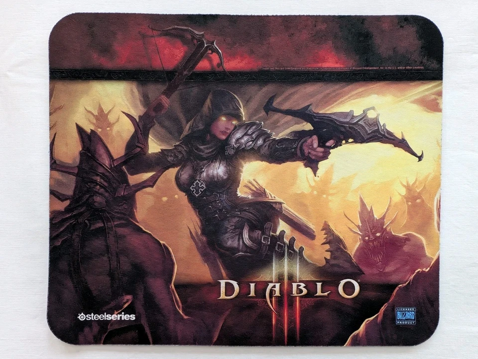 SteelSeries QcK Diablo III Gaming Mouse Pad - Demon Hunter Edition Tappetino  - Immagine 3 di 3