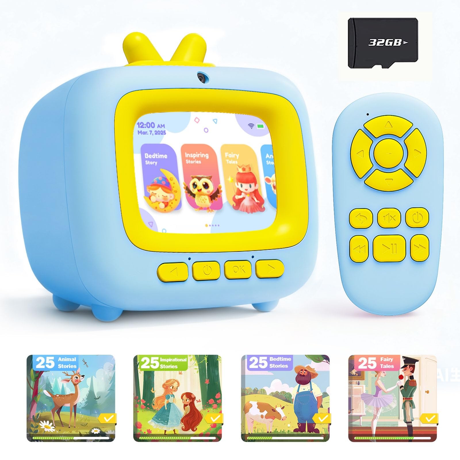 Kids Story Machine Toys for 3-8 Year Old Boys Girls, Toddler