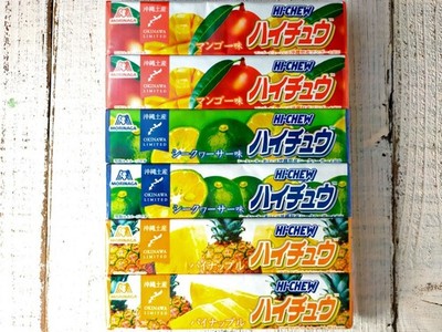 Morinaga Hi-Chew Soft Candy, 2 Pkg. x 3 Fruchtaromen, limitiert auf Okinawa...