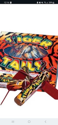 Tiger Tails Box Of 6 Prank Graduation Parties FREE SHIPPING