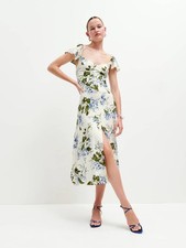 Reformation Baxley Midi Dress Riviera Floral Size 6 NWOT MSRP $228