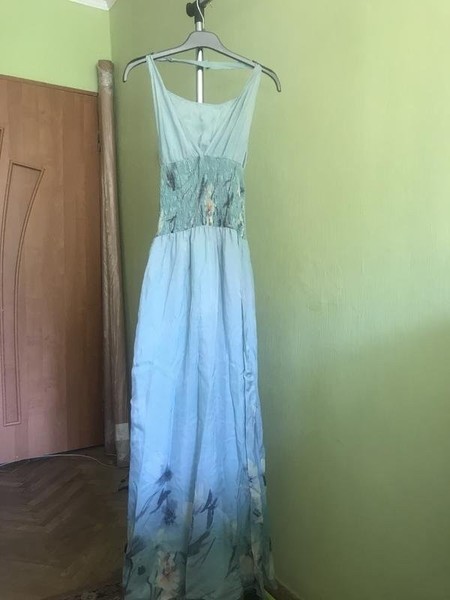 Women Liu Jo Dress Turquoise Silk 34 / XS / 42