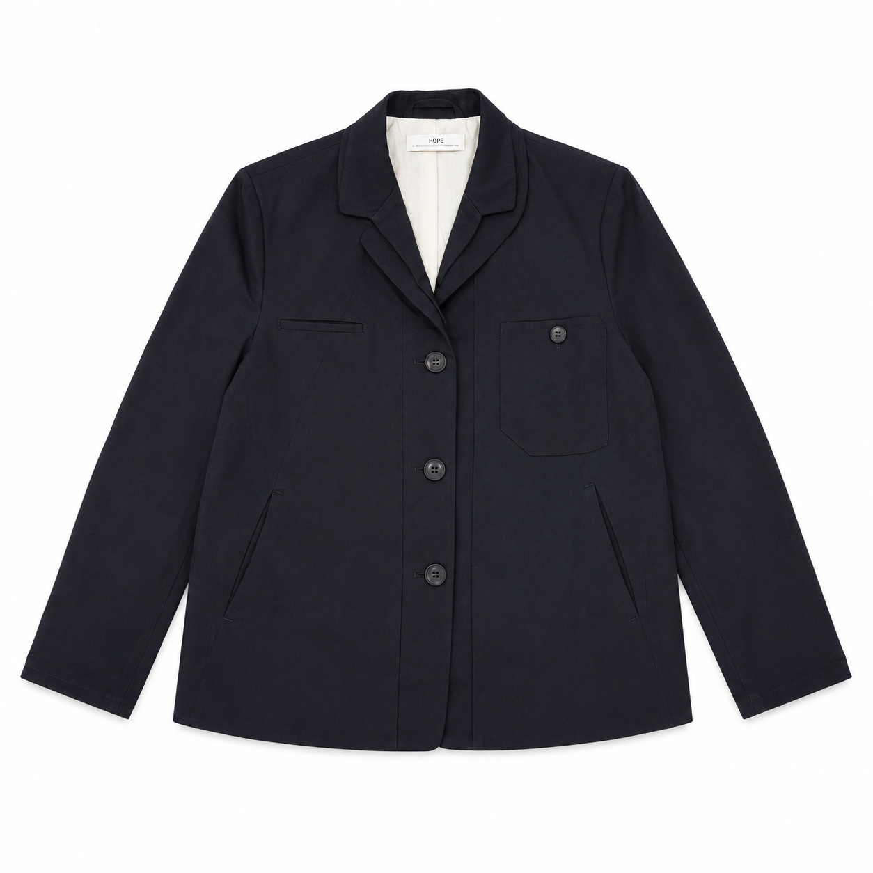 HOPE by Ringstrand Soderberg Black Double Label Blazer - Y2K Vintage - Size 40