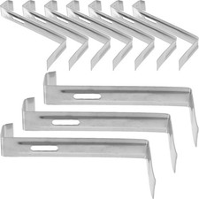 20 Pcs Heavy Duty Roof Tile Clips Stainless Steel Hooks for Outdoor Roofing