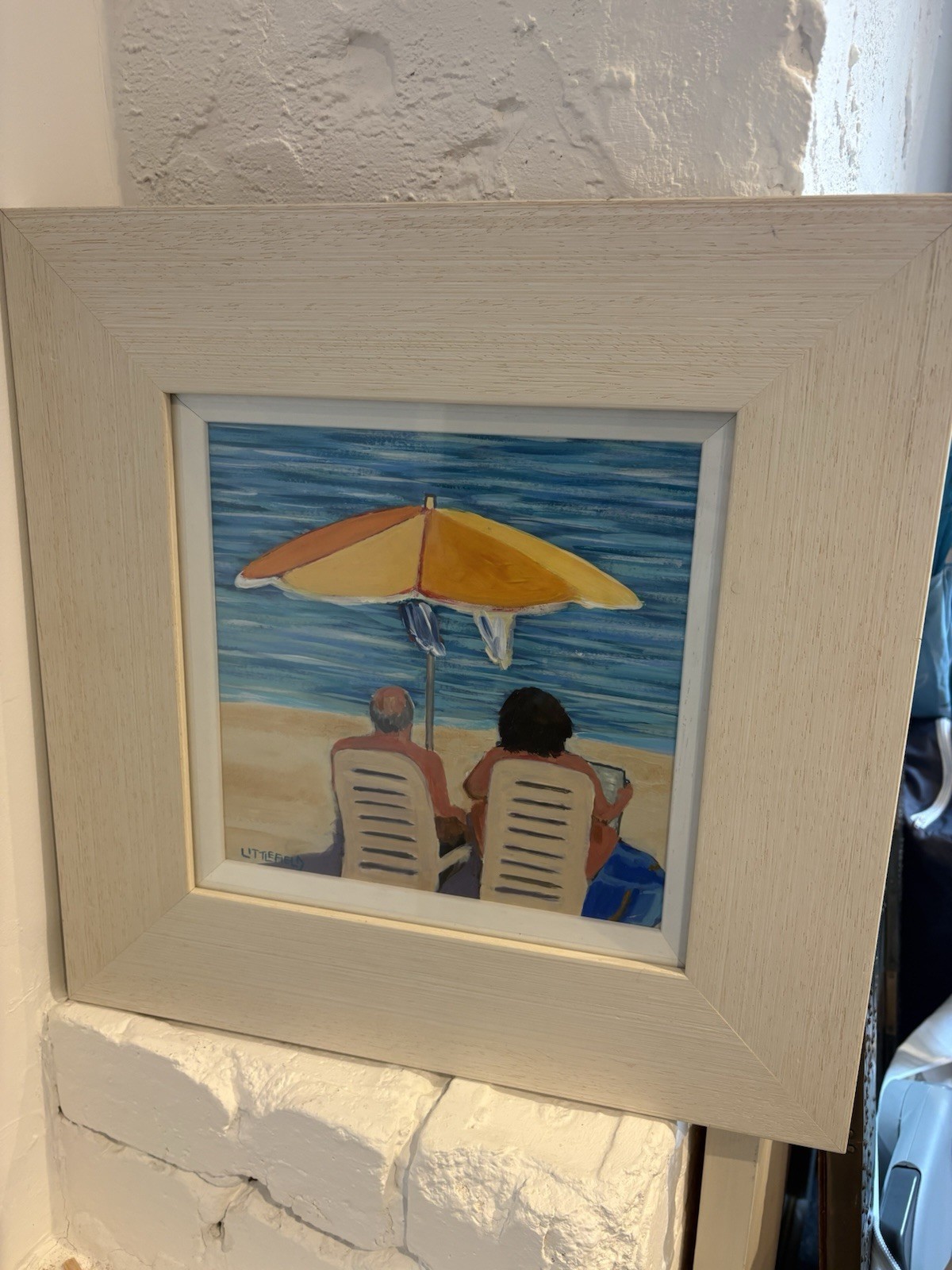 Katie Littlefeild Spanish Lobsters Painting