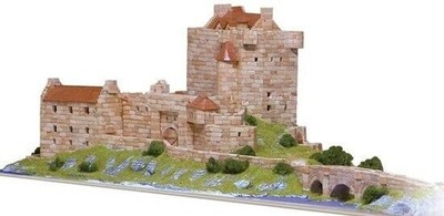 Aedes Ars 1011 Eilean Donan Castle Schottland Bausatz echte Keramiksteine Maßstab 1:135