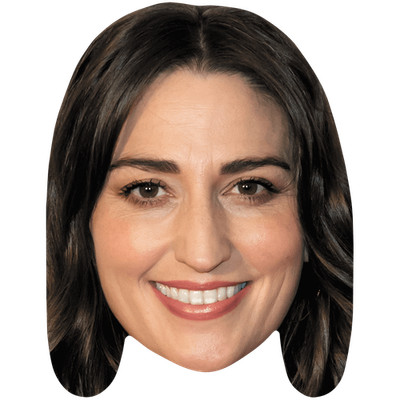Sara Bareilles (Smile) Celebrity Mask, Flat Card Face, Fancy Dress Mask