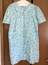 Dressing Gown Robe House Dress by Rosie, Large Floral Vintage