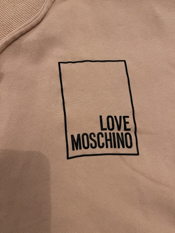 Love Moschino Crop Cardigan Size S Pink