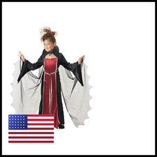 California Costumes Girls Vampire Girl Child Costume Black/Burgundy 00216Xl