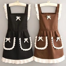 Cute Maid Outfit, Oil and Stain Resistant Apron with Waistband, Kitchen and Rest