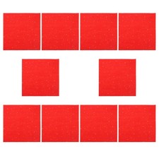 10 Sheets Red Xuan Paper: 33x33cm Spring Festival Red Xuan Paper Chinese