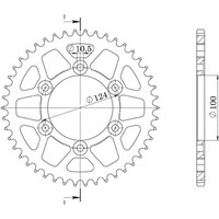 Zahnrad Aluminium P520 - Z40 (DIS.51602) Ducati 750 Supersport Ie 99/02