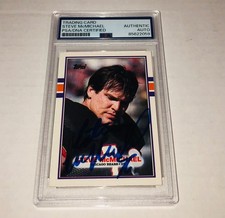 Steve McMichael 1989 Topps #69 Signed Card Auto PSA RIP RARE A