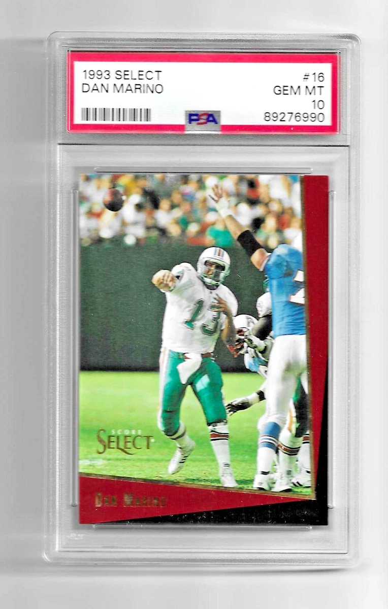 Dan Marino 10 Graded Football Sports Trading Cards & Accessories