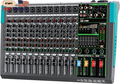 Depusheng PA12 Professional Audio Mixer Sound Board Console Desk System NEW USA