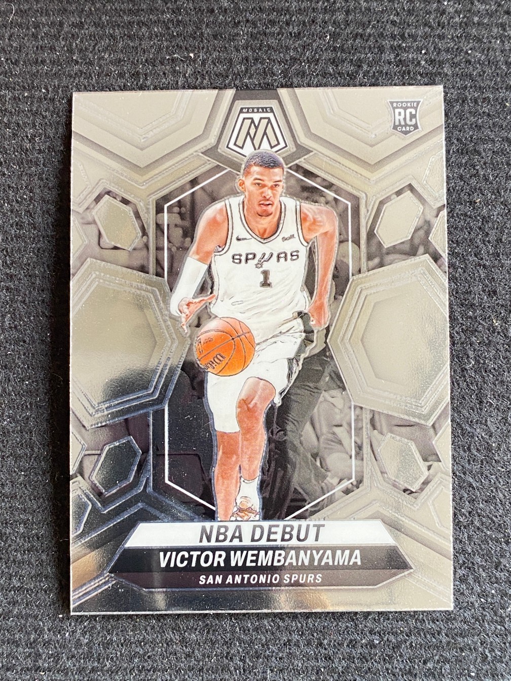 Victor Wembanyama 2023-24 Panini Mosaic NBA Debut Base RC #257 -a