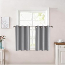 Blackout Curtains for Bedroom 54 Inch Length 2 Panels - Thermal Insulated Roo...