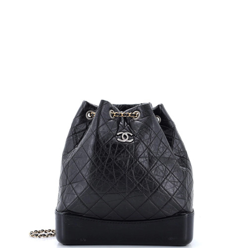 Chanel Gabrielle Backpack Quilted Aged Calfskin Medium