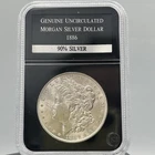 MTB- Genuine Uncirculated 1886 Morgan Silver Dollar 90% Silver PCS.