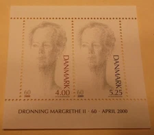 Denmark Stamp 1186a MNH Full Set Royalty, Art Topical Cat $4.00