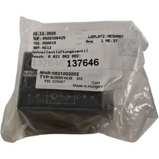  NEW Aventics 0821002002 Pneumatic Quick Exhaust Valve - G1/2 Ports, 3500/7000 l