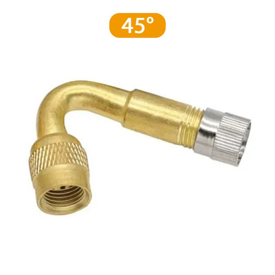 Tyre Valves Inflation Extension Tube 45/90/135 Angle Bent Valve Adaptor Tyre Tub