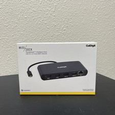 CalDigit Thunderbolt 3 Mini Dock Dual HDMI 2.0/ 3.0 USB Gigabit New- Grade B