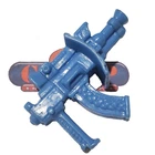 Vintage 1990 TMNT Triceraton Gun Weapon Blue Accessory