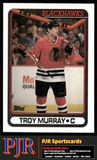 Troy Murray 1990-91 Topps #160a Chicago Blackhawks