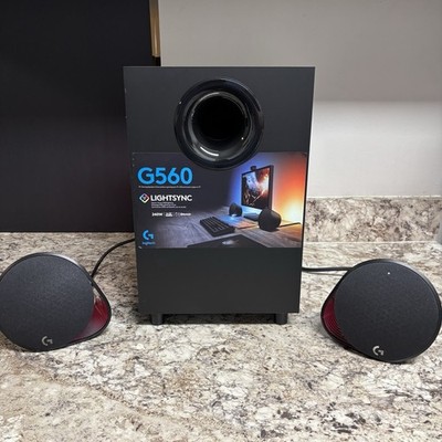 Logitech G560 LIGHTSYNC RGB 2.1 Gaming Speaker System Bluetooth PC