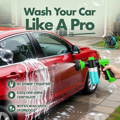 Soap & Shampoo Dispenser for Pet Wash and Garden Hose Sprayer Nozzle