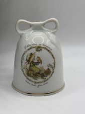 Bell ANNELIESE PORCELAIN DECORATIVE Bell  MADE IN JAPAN FOR DELGADO VINTAGE VGC