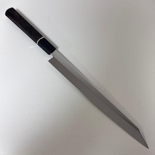 Coltello Kiritsuke Yanagiba 270 mm MKV10 HRC61 corno ebano manico wa specchio Giappone F/S