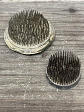 Vintage Flower Frogs With Spikes Heavy Metal