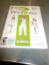 Nintendo WII FIT PLUS 2009 COMPLETE W DVD MANUAL Case AUTHENTIC