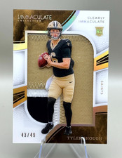 ‼️2025 Panini Immaculate Collection Tyler Shough RC Patch #43/49 Orleans Saints