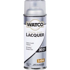 Watco 63281 11.25oz Satin Clear Lacquer Wood Finish Spray Paint