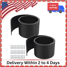 2Pcs Universal Snow Plow Blade Flap 72”X 6”X 1/4” Rubber Snow Deflector Compatib