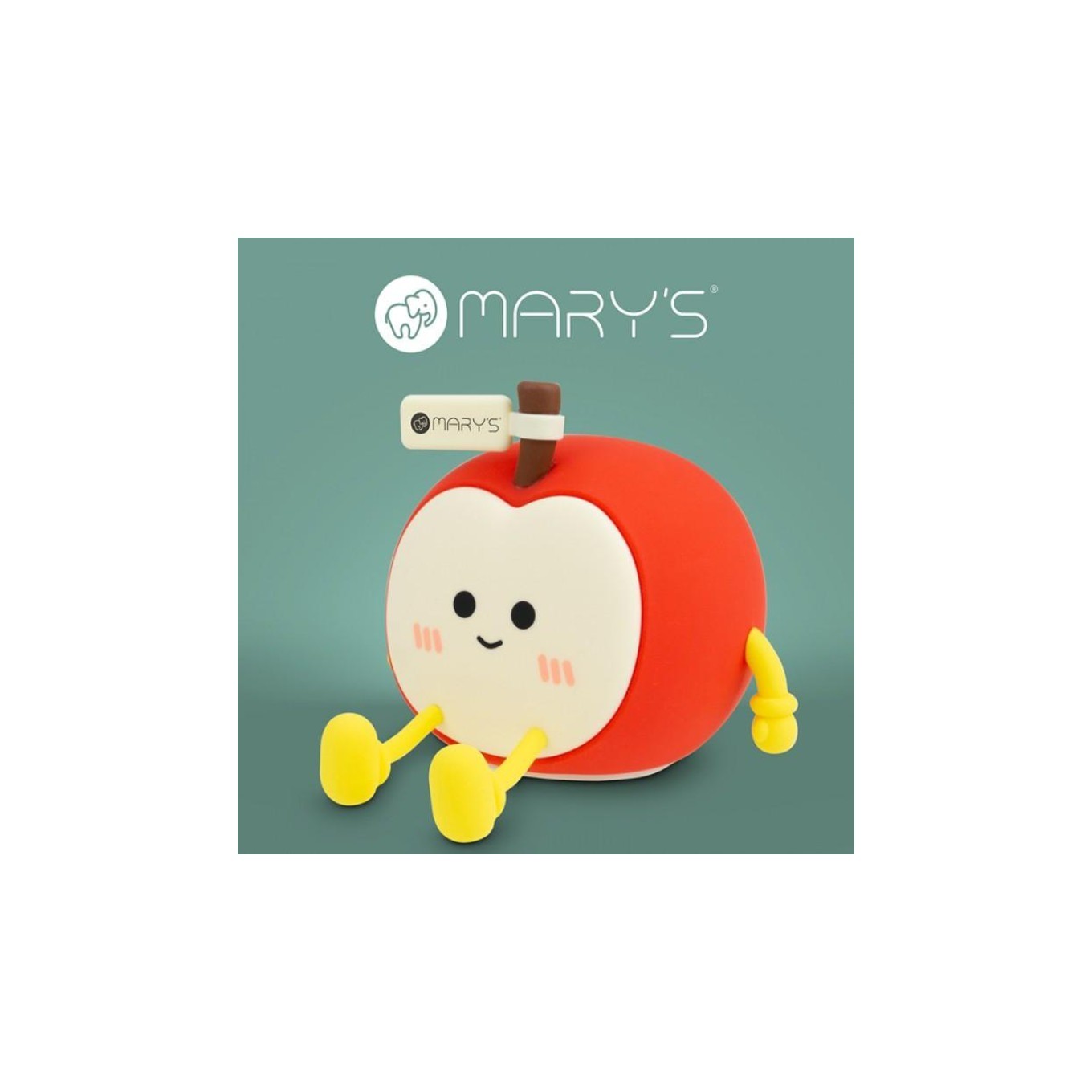Mary's Rouge Veilleuse Enfant Pomme Led - Image 2