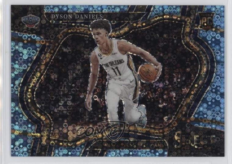 2022-23 Panini Select Courtside Light Blue Disco Prizm 11/99 Dyson Daniels 1e38
