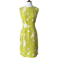 Vintage Dress 12 Silk Retro 60s Large Cocktail Dress Classic Semi Formal Sheath