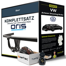 Für VW Arteon Shooting Brake Typ 3H9 Anhängerkupplung starr +eSatz 7pol uni. 20-
