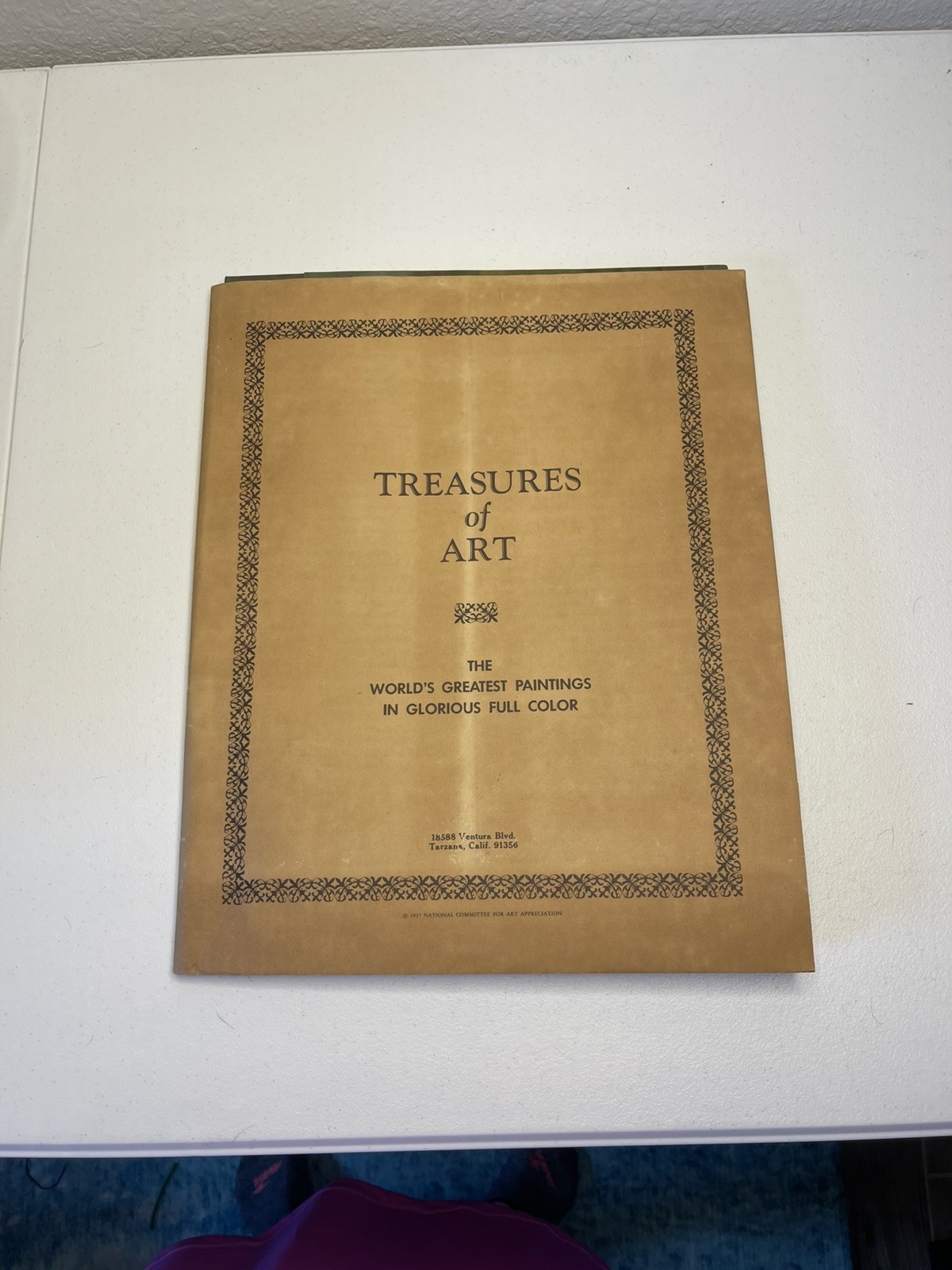 TREASURES of ART - 1937 National Committee for Art Appreciation 10 Color Prints