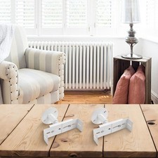 Pieds de radiateur en aluminium avec r��glage pour unit��s en fonte lot de deux