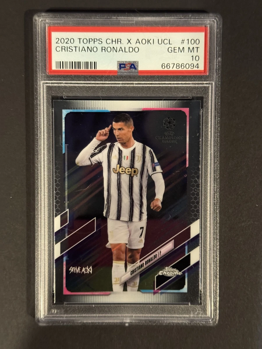 2020-21 Topps Chrome X Steve Aoki UCL Cristiano Ronaldo #100 for