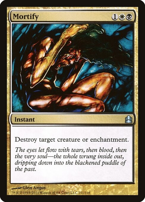 Mortify NonFoil Commander 2011 211 NM MTG