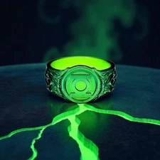 Custom Flame - Green Lantern Ring