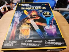 NATIONAL GEOGRAPHIC STUNNING SCIENCE CHEMISTRY SET 45 EASY EXPERIMENTS MEGA STEM