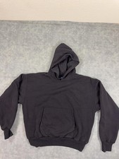 YZY Gap Hoodie Sweatshirt Mens M Black Pullover Heavyweight Double Layer